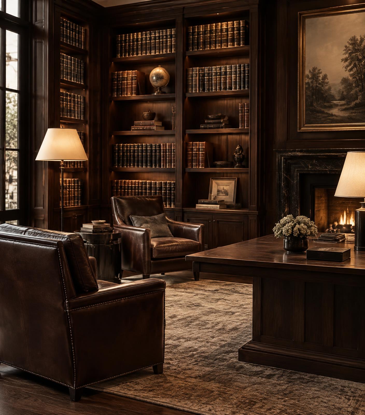 Private consultation library at the firm